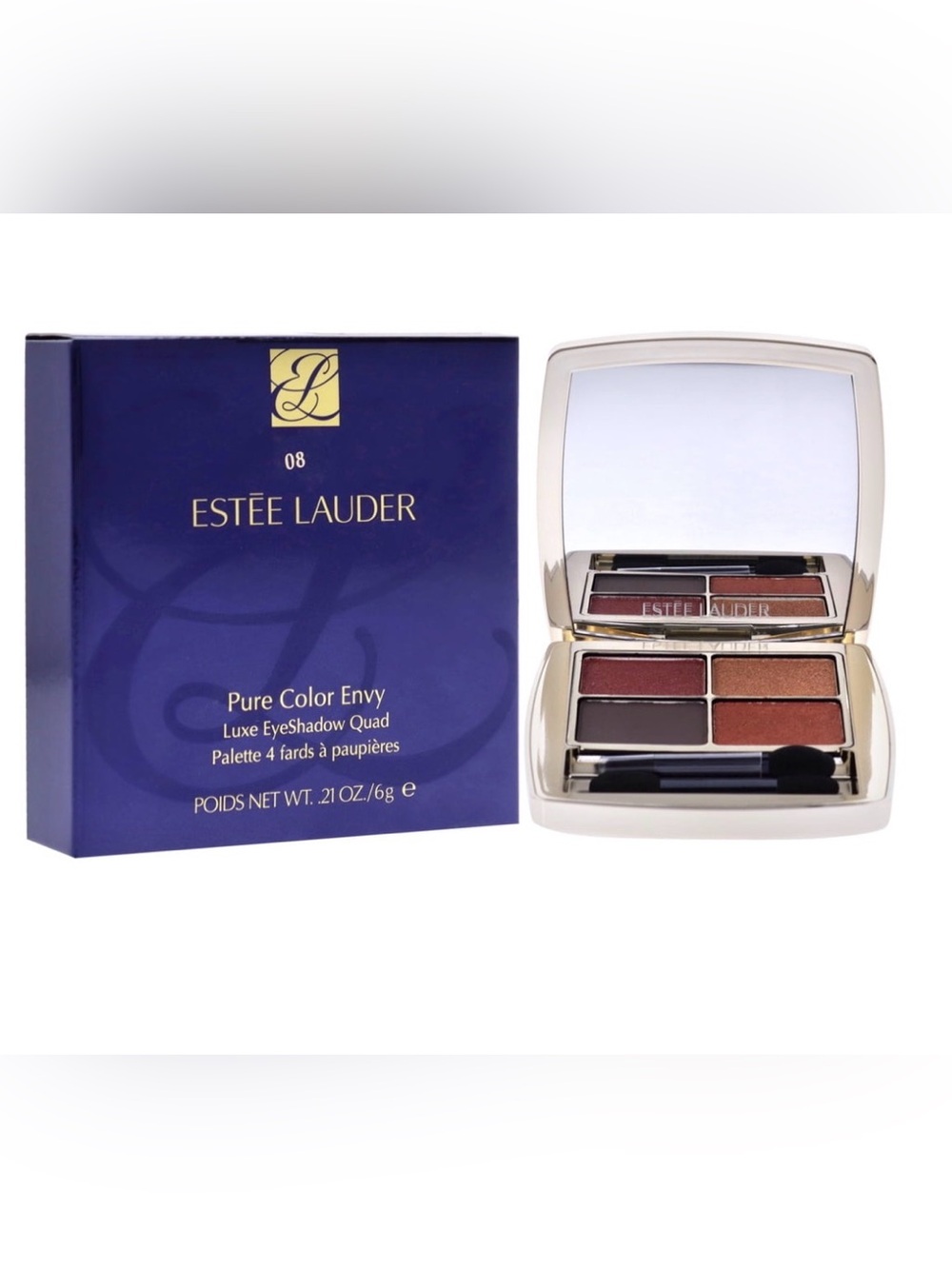 NIB Estée Lauder Pure Color Envy Eyeshadow Quad 08 Wild Earth - Picture 2 of 5